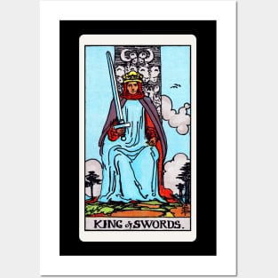 Card #63 - King Of Swords - Rider Waite Smith Tarot Posters and Art